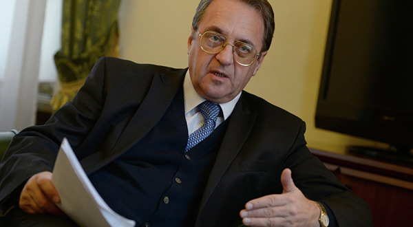 Russian Deputy Foreign Minister Mikhail Bogdanov